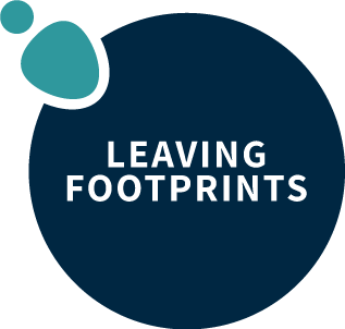 logo leaving footprints