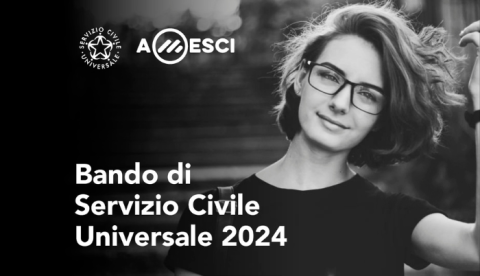 immagine campagna amesci con volto di giovane donna