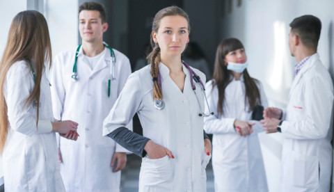 Foto di medici con il camice