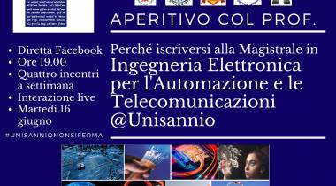 Locandina Aperitivo con il Prof