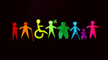 L'immagine rappresenta graficamente vari tipi di disabilità